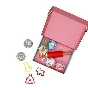 Набор теста для лепки LUKNO с аксессуарами "Цирк"